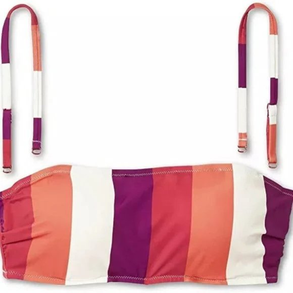 Shade & Shore Padded Bandeau Bikini Top w/Removable Straps - Size 36DD (XL) - Picture 4 of 16